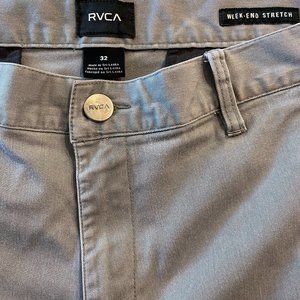 Men's Gray RVCA Week-End Stretch Pants